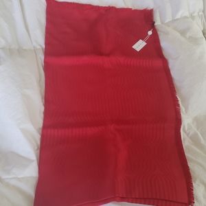 Trina Turk Bryant Park Scarf, Red, NWT